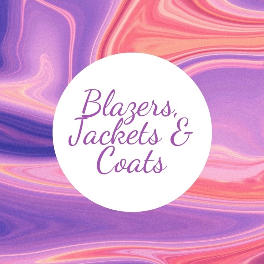 Blazers, coats, jackets, cardigans